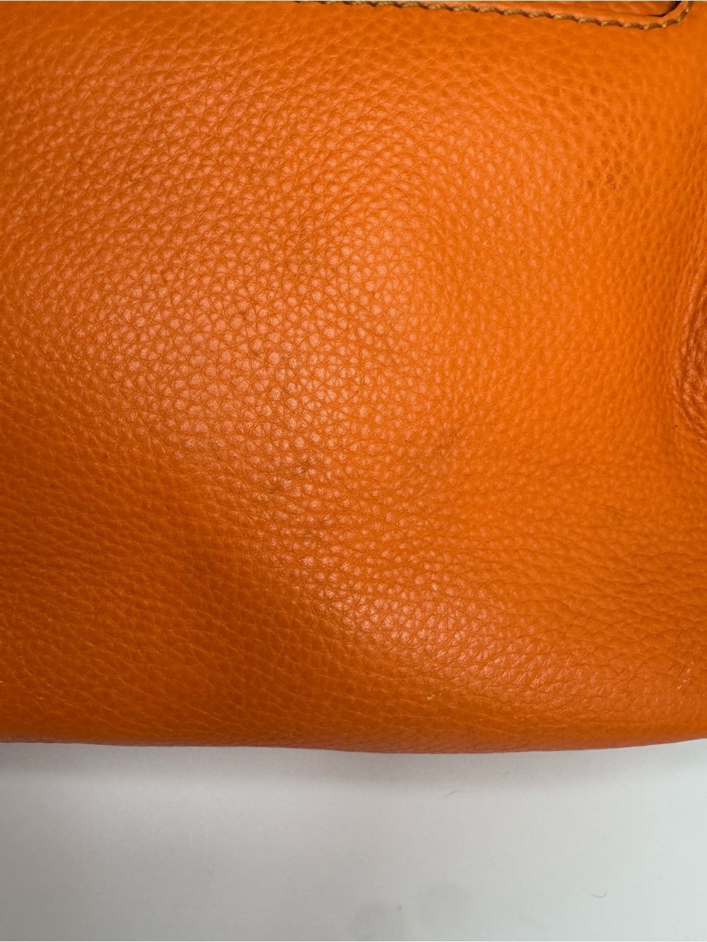 #320 MCM Limited Edition Buckle Flap Top Handle Leather Color block Two Way Bag - Picture 6 of 17